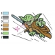 Star Wars Yoda Master 17 Embroidery Design